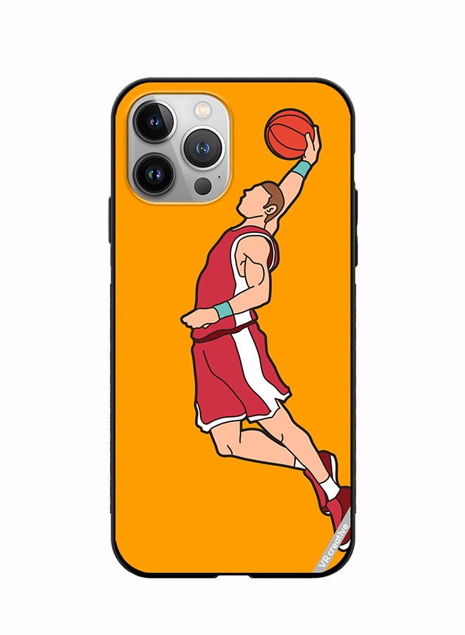 VR CREATIVE Protective Case Cover For Apple iPhone 12 Pro Max Basketball Player Dunking Design Multicolour - Image 1