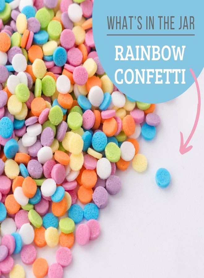 Sweets Indeed, Bulk Rainbow Sprinkles, 1.2 pounds, Sprinkle Mix, Perfect for Cake Decorations, Baking Ice Cream Cookies Cupcake Topper (Rainbow Confetti) - Image 4