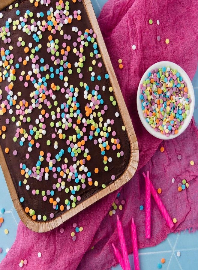 Sweets Indeed, Bulk Rainbow Sprinkles, 1.2 pounds, Sprinkle Mix, Perfect for Cake Decorations, Baking Ice Cream Cookies Cupcake Topper (Rainbow Confetti) - Image 5
