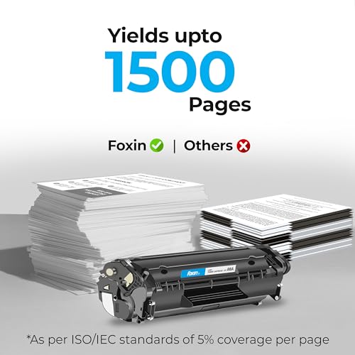 FOXIN FTC 88A/CC388A Black Laser Toner Cartridge Compatible for HP Laserjet Printer M1136, MFP, P1007, P1106, P1108, P1008, M1213nf, MFP, M126nw MFP, M1218nfs, M128fw MFP, M128fn , MFP, M226DW, M226DN - Image 3