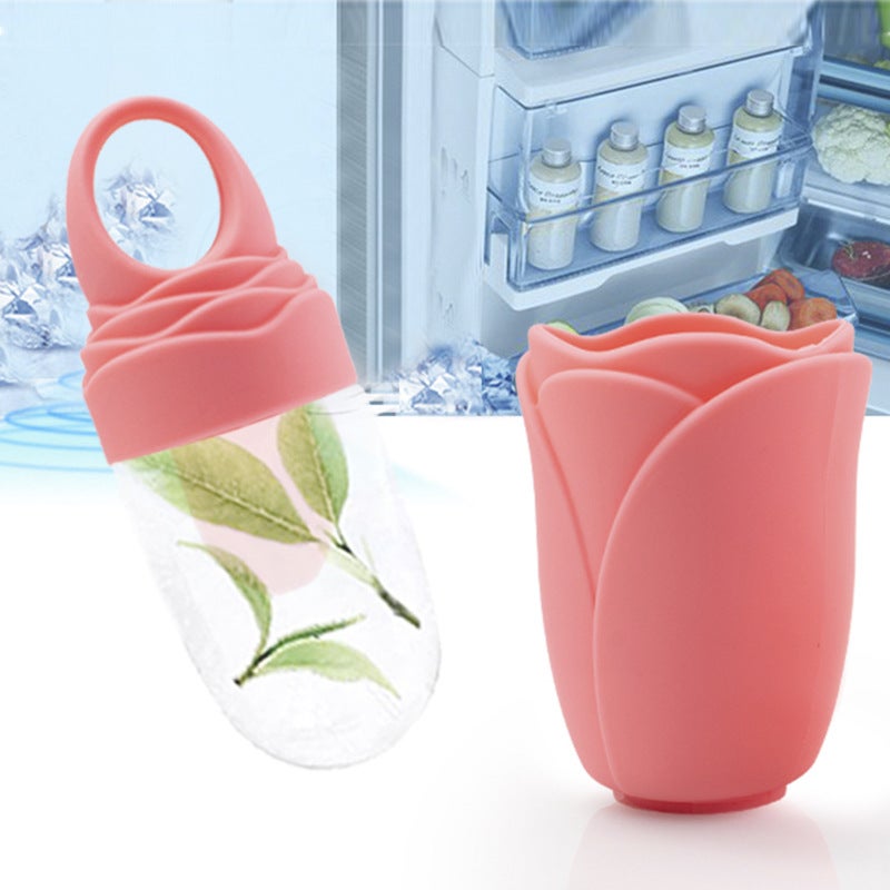 Popular Rose Facial Ice Roller Silicone Face Ice Tray Ice Face Beauty Tool Frozen Age Ice Compress Device - Image 5