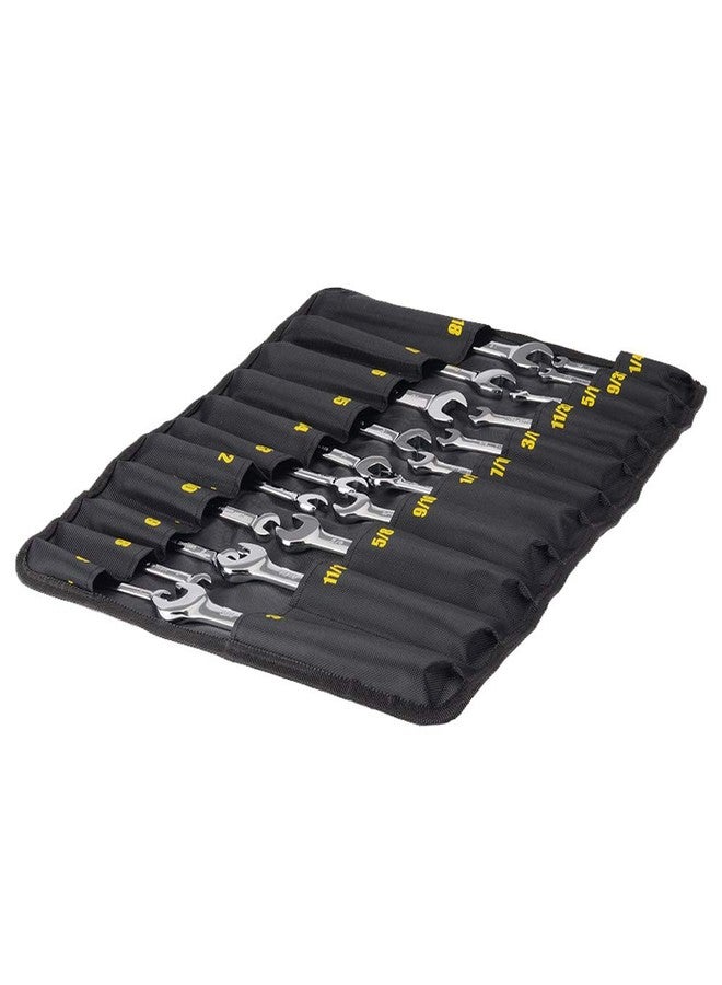 FLZOSPER 22-Piece Flex-Head Ratcheting Wrench Set，Metric & SAE Chrome Vanadium Steel Hand Combination Wrench Spanner with Portable Carrying Bag - Image 5
