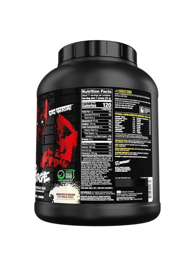Mutant Hardcore Isolate Cookies & Cream 5 lbs - Image 3
