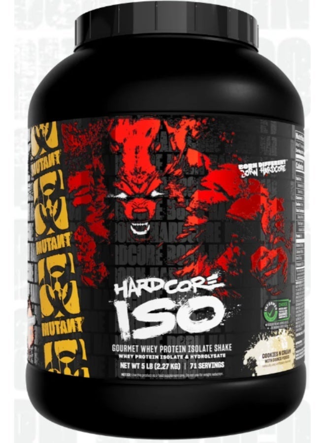 Mutant Hardcore Isolate Cookies & Cream 5 lbs - Image 1