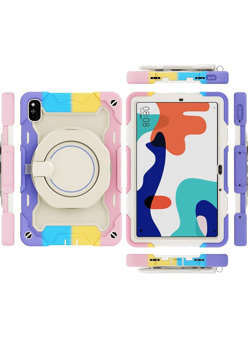 General for Huawei MatePad Pro 10.8 Case,360 Rotating Folding Ring Kickstand Tablet Case 3-Layer Structure Shockproof Tablet Case  - Image 2