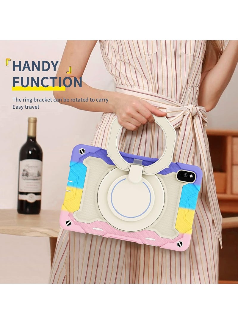 General for Huawei MatePad Pro 10.8 Case,360 Rotating Folding Ring Kickstand Tablet Case 3-Layer Structure Shockproof Tablet Case  - Image 5