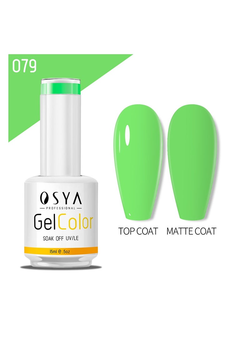OSYA gel Nail Polish Collection Soak Off UV&LED CANNI OUTPUT Gel polish 15ml (079) - Image 1