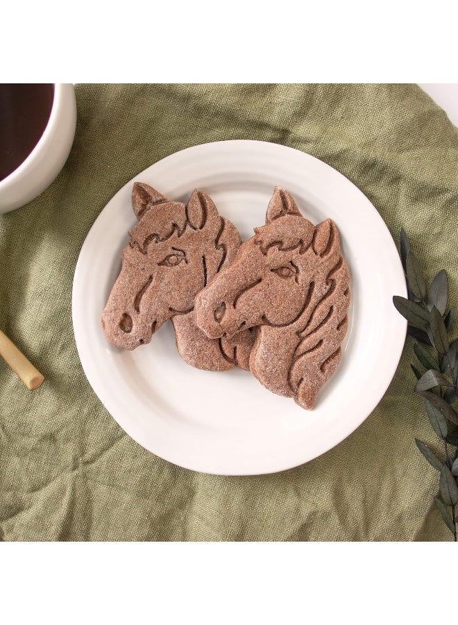 Bakerlogy Horse Head Cookie Cutter, 2 Piece -  - Image 1