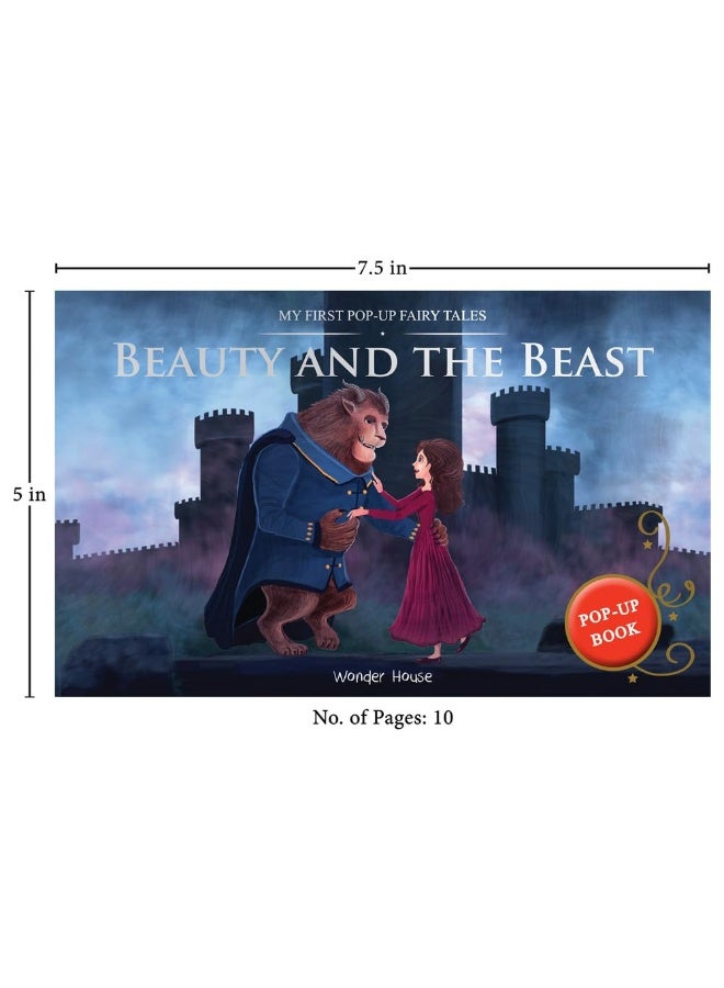 My First Pop-Up Fairy Tales - Beauty And The Beast : Pop up Books for children - Image 3