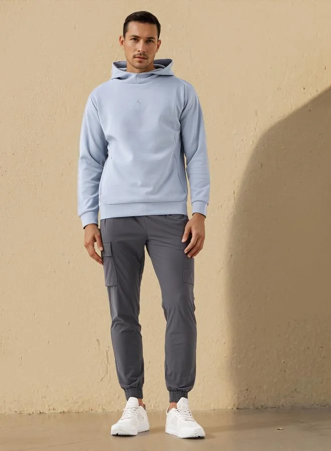 آكتف Textured Hooded Sweatshirt