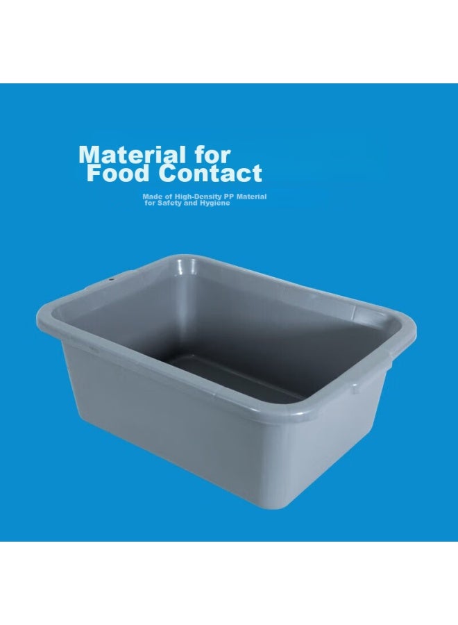 Yata Wutian Rectangular Plastic Basin For Hotel Restaurant, Large Single Basin For Washing Vegetables, Freezing Basin, And Security Inspection - Image 2