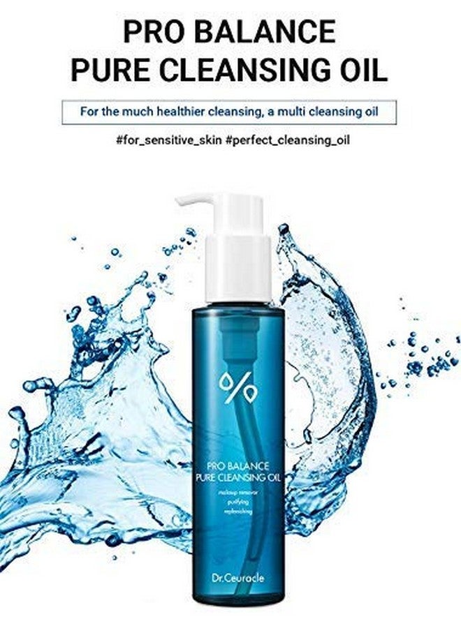 leegeehaam Dr.Ceuracle Pro Balance Pure Deep Cleansing Oil (155 ml / 5.24 fl. oz.) - Mild and Quick Daily Makeup Remover Finished with Hydrating Skincare - Image 3