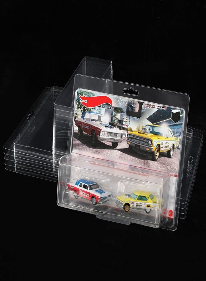 Hlimior 6 Pack Protector Packs Compatible with Hot Wheels 2 Car, Protector Case for Hot Wheels Car Culture 2 Pack Clamshell Blister Display (6 Pcs) - Image 1