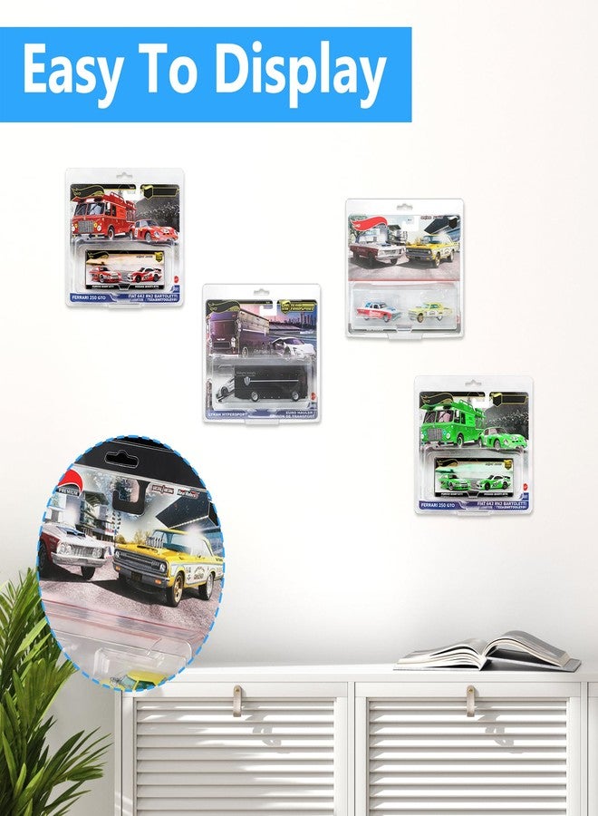 Hlimior 6 Pack Protector Packs Compatible with Hot Wheels 2 Car, Protector Case for Hot Wheels Car Culture 2 Pack Clamshell Blister Display (6 Pcs) - Image 5
