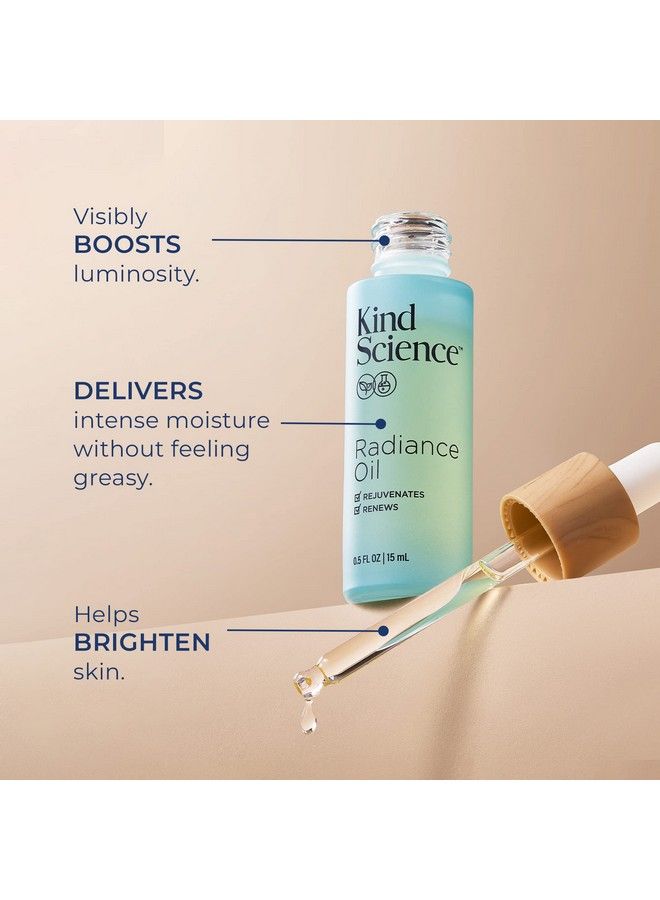 Kind Science Radiance Oil | Rejuvenates + Renews Hydrating | 0.50 Fl Oz / 15 Ml - Image 3