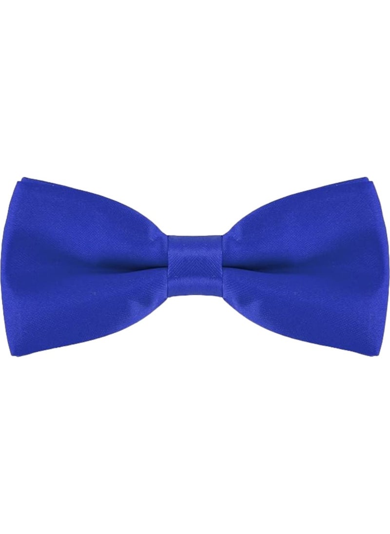 Trenderrs Men's Solid Color Satin Bow Tie  - Image 2