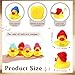 MiniInflat 36 Pcs Easter Christian Rubber Ducks Bulk with Bible Verses and Knit Hats Church Gifts Mini Religious Inspirational Duck Toys for Mothers Day Family Women Men Church Party Favor Yellow - Image 4
