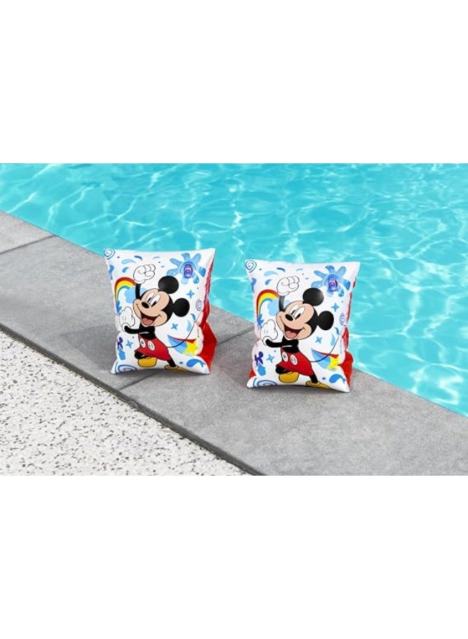 Bestway 91002 Inflatable Mickey Mouse Armbands for Kids - Image 2