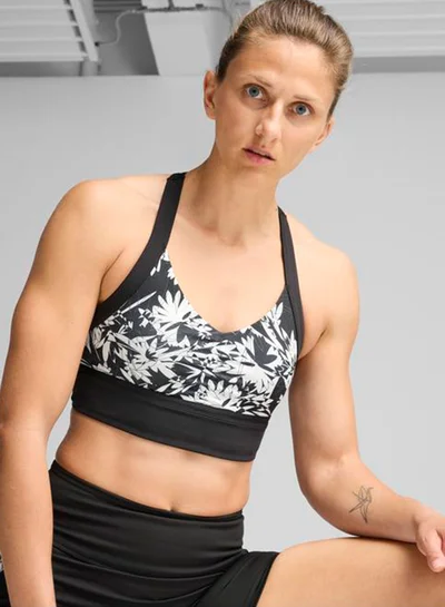 PUMA 4Keeps Tropical All Over Printed Longline Bra