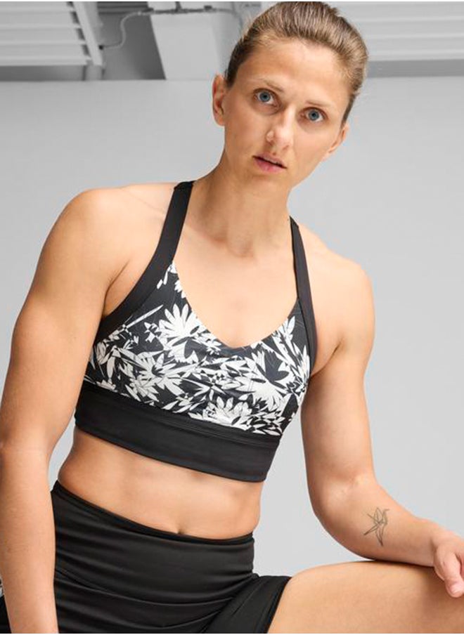PUMA 4Keeps Tropical All Over Printed Longline Bra  - Image 1