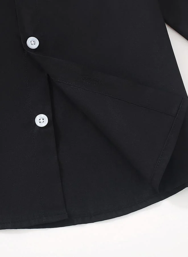 Take Two  Take Two Boys Solid Shirt and Houndstooth Pants Set for Men | Best Price UAE