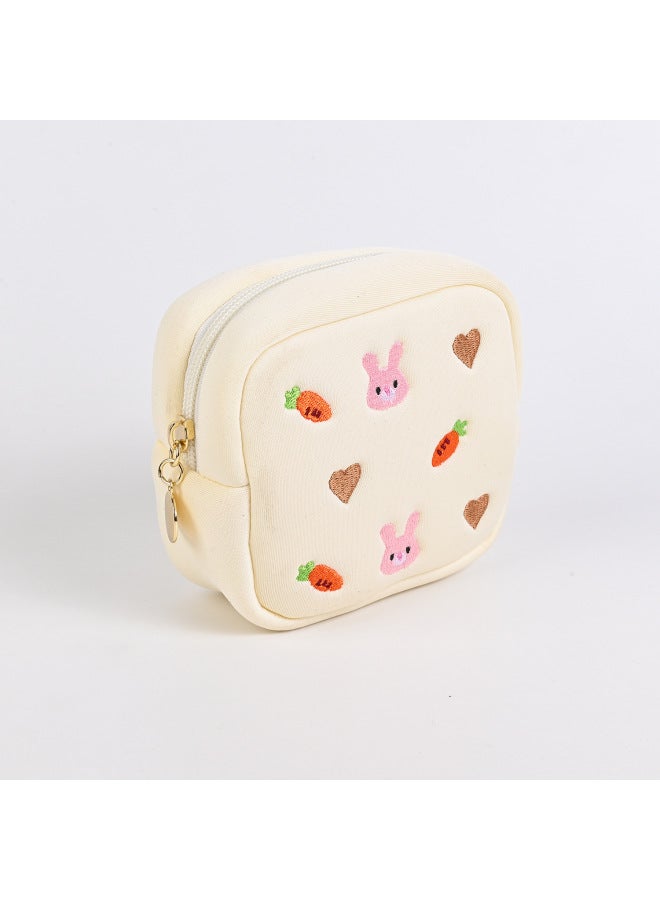 Jewelry Clutch Multi-functional Portable Cosmetic Bag Bear Coin Purse Sanitary Napkin Storage Bag-Color:003  - Image 1