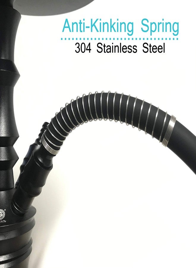 Mata Leon Hookah Hose Spring - Necessary Hookah Accessories 304 Stainless Steel Anti-Kinking Springs for Silicone Hookah Hose Shisha/Sheesha/Water Pipe/Chicha/Narguile Smoking Improvement (5pcs) - Image 2