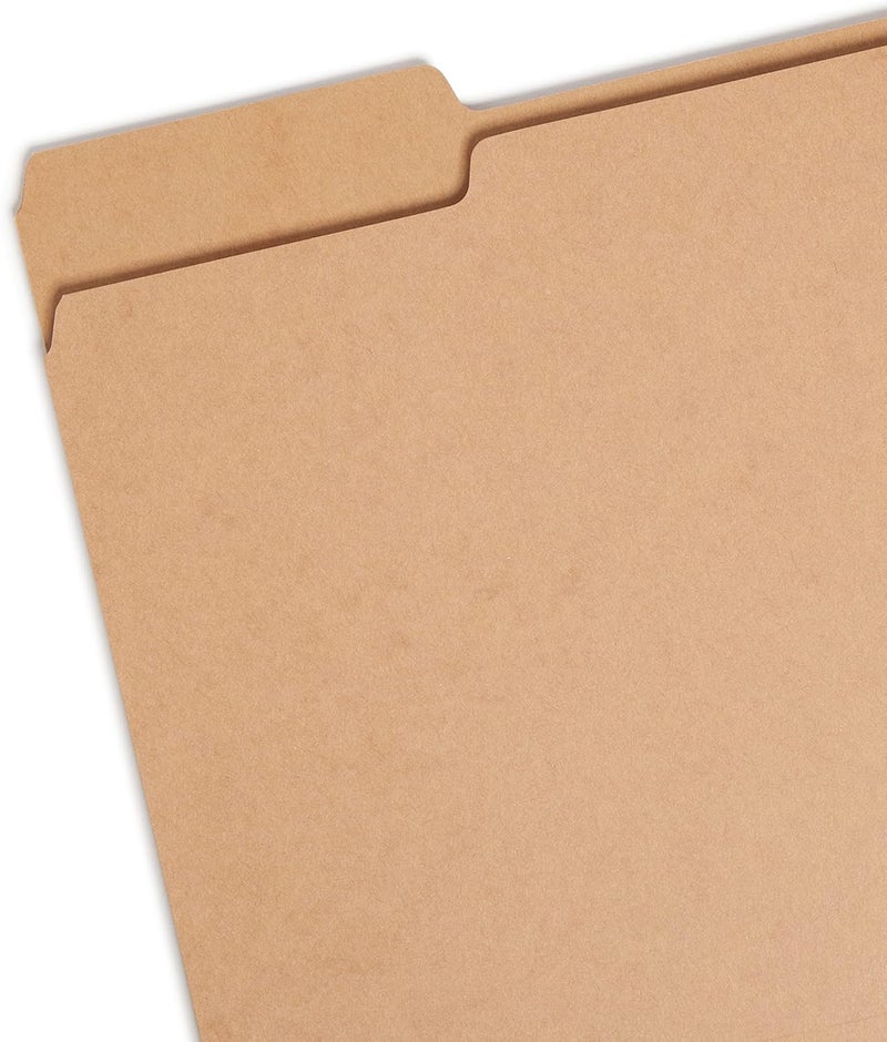 Smead File Folder 13Cut Tab Letter Size Kraft 50 per Box 10830 - Image 2