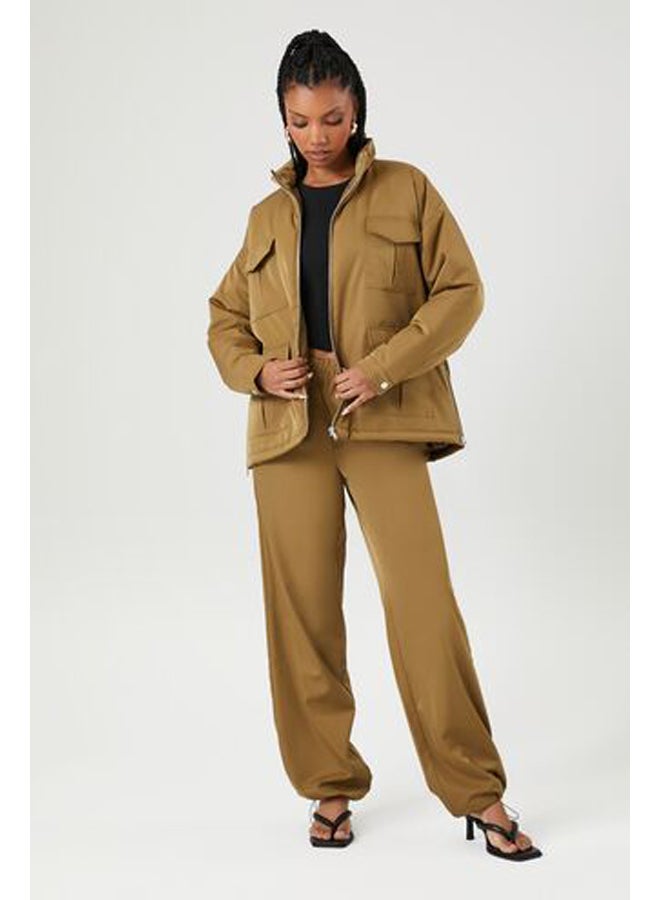 FOREVER 21 Multi-Pocket Cargo Shacket - Image 4