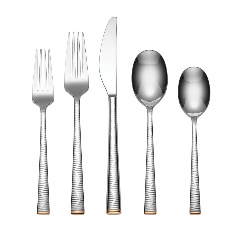 Lenox Blue Bay Flatware Piece Set 20 Count Metallic