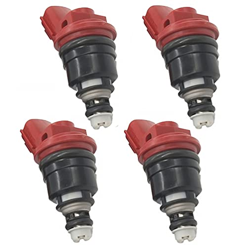 EPSIRMP 16600-RR544 4pcs Fuel Injectors 740cc Compatible with Nissan Skyline R33 RB25DE RB25DET-Fairlady S13 S14 S15 - Image 1