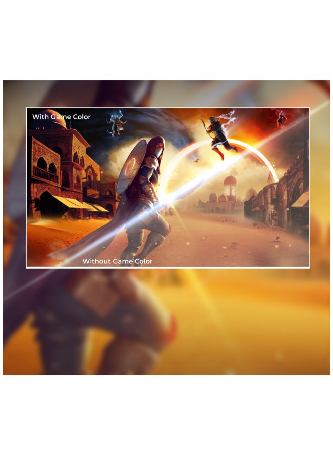 AOC 27G15N 27"(VA Panel) Gaming Monitor, FHD 1920×1080 Display, 180Hz, 1ms(GtG), HDR10, HDMI 2.0 x 1, DisplayPort 1.4 x 1, Adaptive Sync, 16.7 M Display Colors, Height adjustable, Swivel: -30° ~30°,Tilt: -5° ~23°, Black & Red Black - Image 3