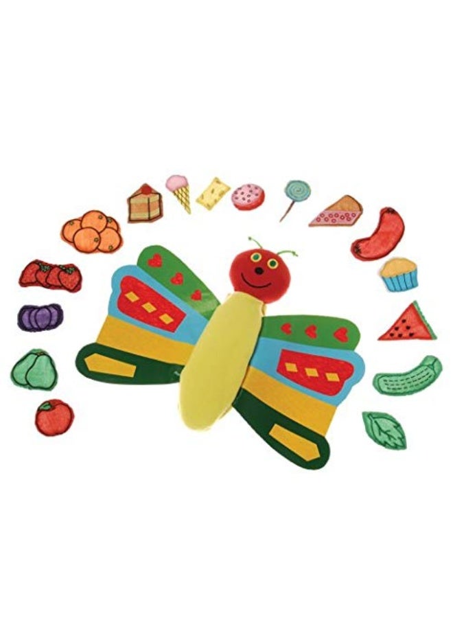 Constructive Playthings CPX-1127 'The Very Hungry Caterpillar' 17 pc. Butterfly and Props Set with Hardcover Book for Ages 2 Years and Up - Image 1