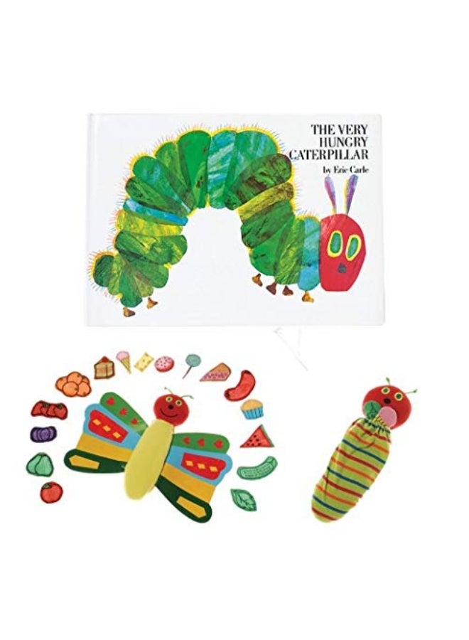 Constructive Playthings CPX-1127 'The Very Hungry Caterpillar' 17 pc. Butterfly and Props Set with Hardcover Book for Ages 2 Years and Up - Image 3