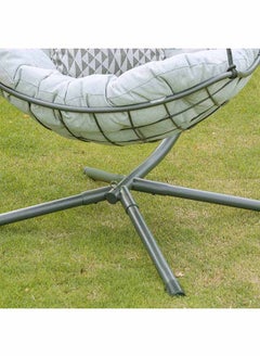 DANUBE HOME Loria Swing Chair Garden Swing Chairs With Soft Cushion Modern Design Hanging Chair Heavy Duty Swing Chairs For Indoor Outdoor Garden  - Image 3