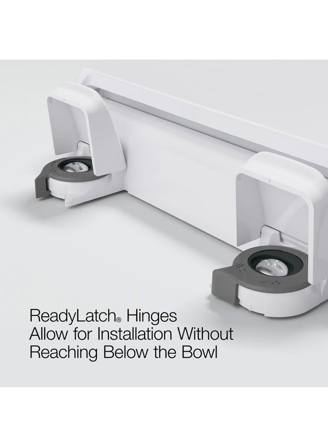 KOHLER 4636-RL-0 Cachet ReadyLatch Quiet Close Elongated Toilet Seat, White - Image 5