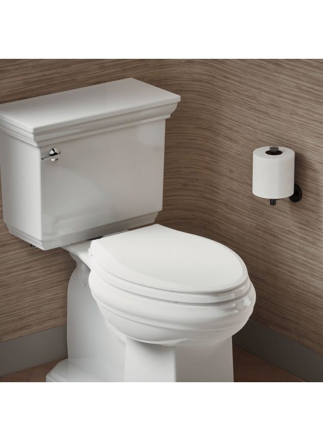 KOHLER 4636-RL-0 Cachet ReadyLatch Quiet Close Elongated Toilet Seat, White - Image 2