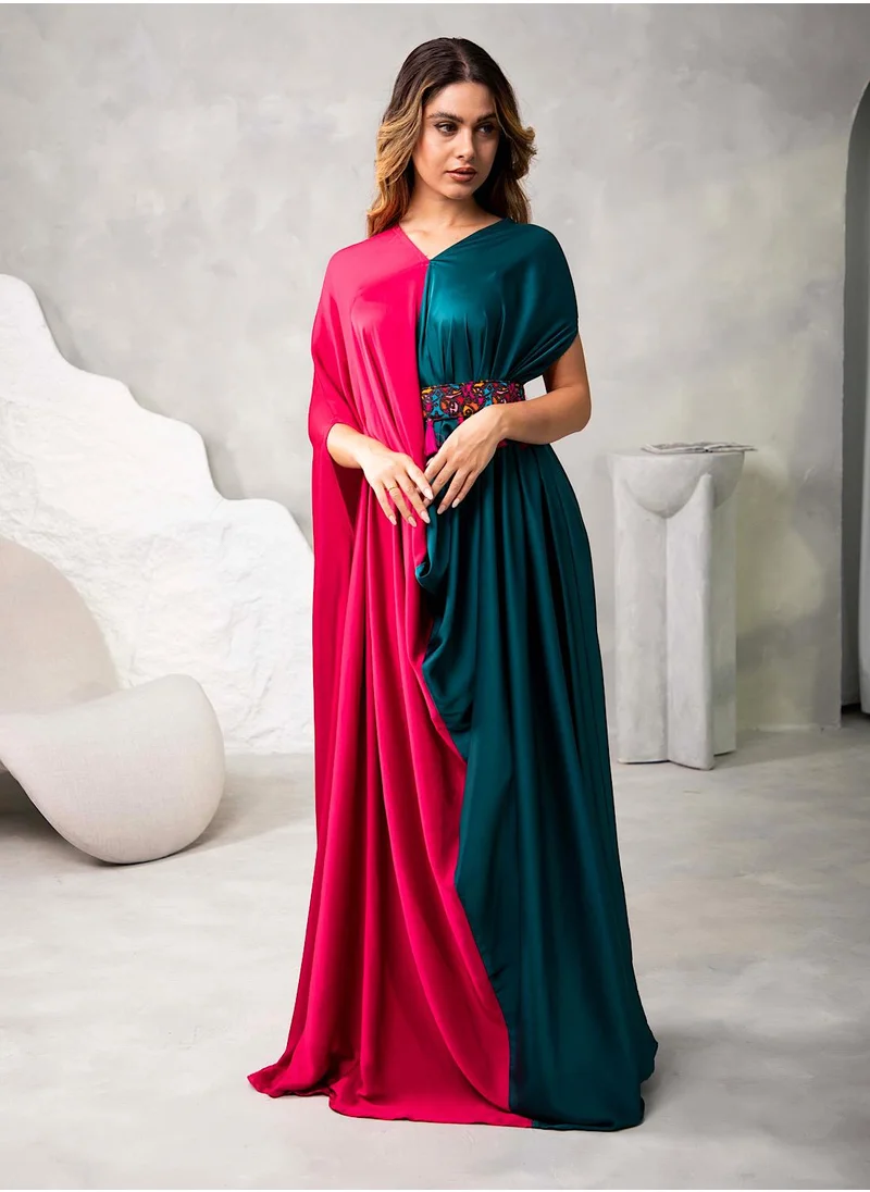 إكستاسي Dual shade kaftan