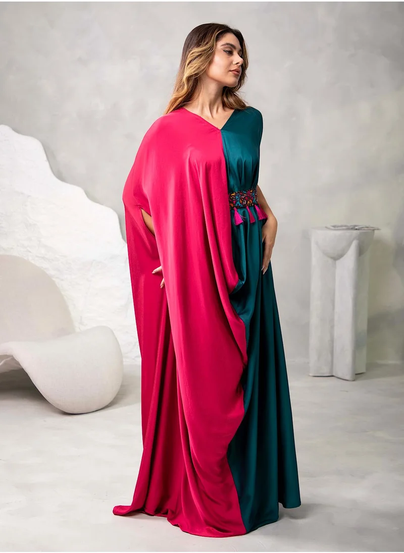 إكستاسي Dual shade kaftan