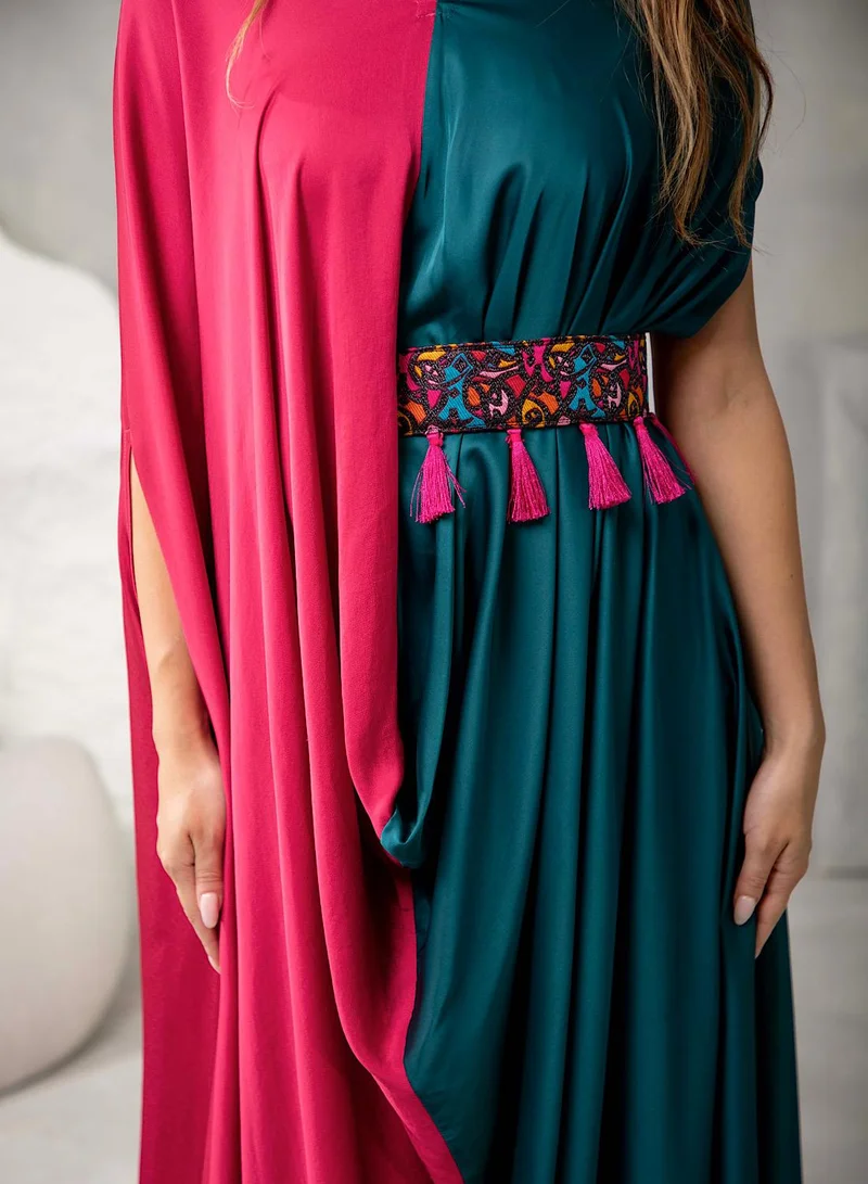 Ecstacy  Dual shade kaftan for Women | Best Price UAE