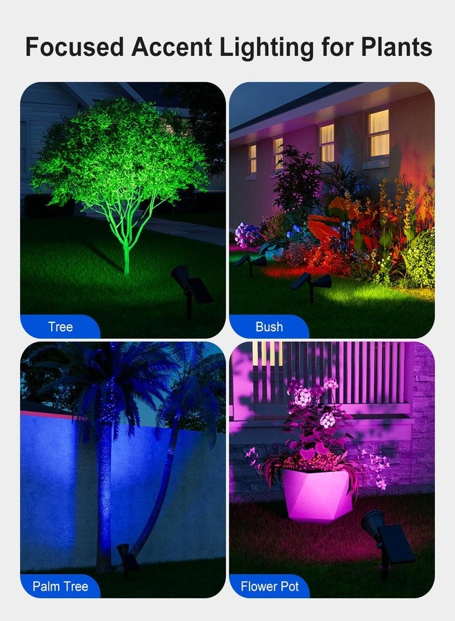 FALOVE Solar Spot Lights 7 Color 2 Pack - Image 5