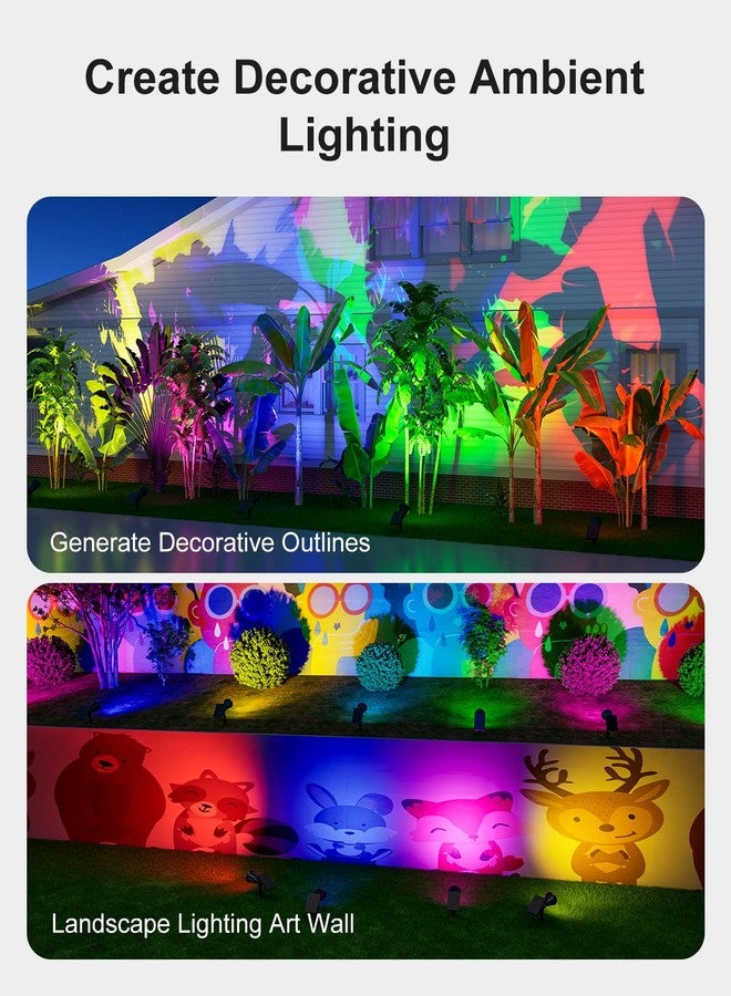 FALOVE Solar Spot Lights 7 Color 2 Pack - Image 3