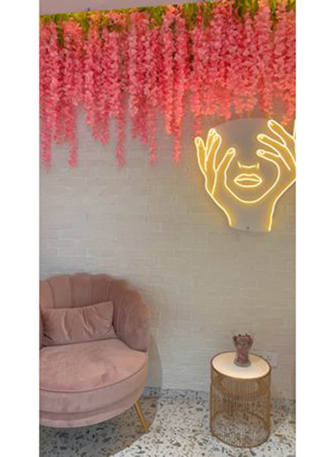 Branched pink branches for decoration in home and gardens - Image 2
