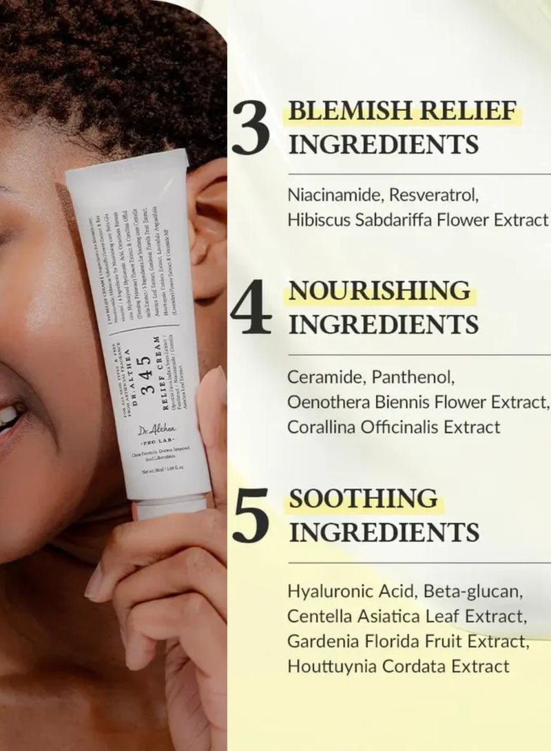Dr.althea Dr. Althea Skincare Set – 345 Relief Cream, 147 Barrier Cream & To Be Youthful Eye Serum – Hydrating & Barrier Repair Trio for Healthy, Radiant Skin  - Image 3