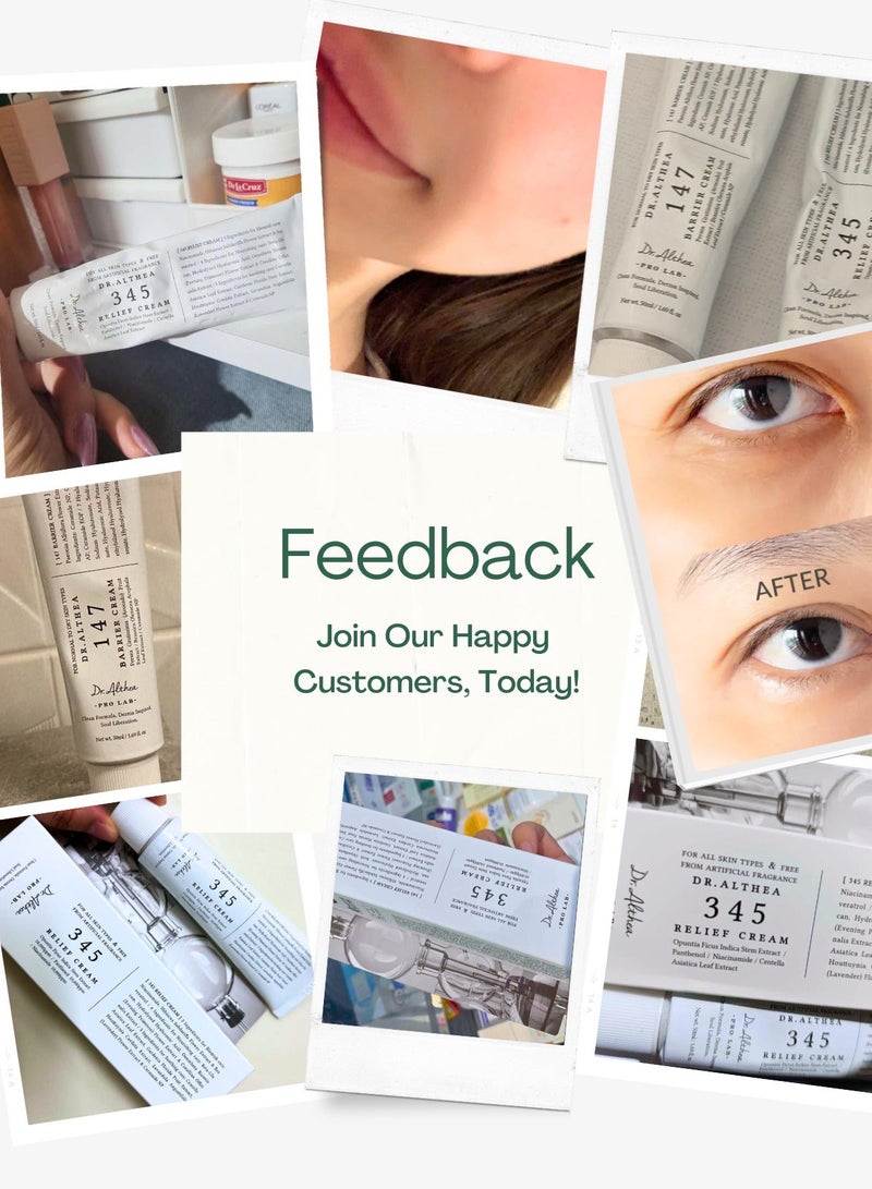 دي آر.ألثيا ثلاثي مكافحة التجاعيد وإحياء منطقة تحت العين – شدّ، تفتيح وإصلاح الحاجز – Dr. Althea 345 Relief Cream, 147 Barrier Cream & To Be Youthful Eye Serum - Image 2