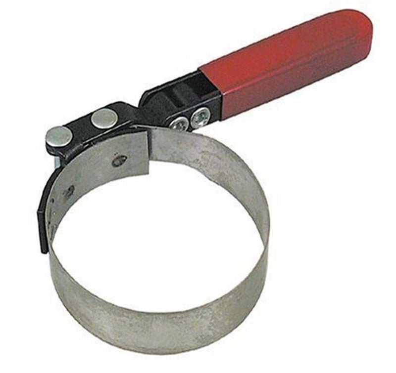 Lisle 53500 Satndard Swivel Grip Oil Filter Wrench  Red