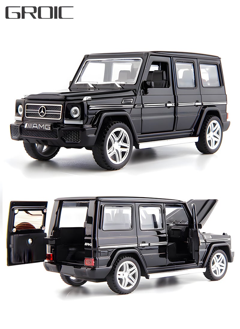 GROIC - 1/32  Mercedes-Benz G-Class Model Car, Zinc Alloy Pull Back Toy car with Sound and Light for Kids,Alloy Collectible Toy Vehicle,Collection Toy - Image 1