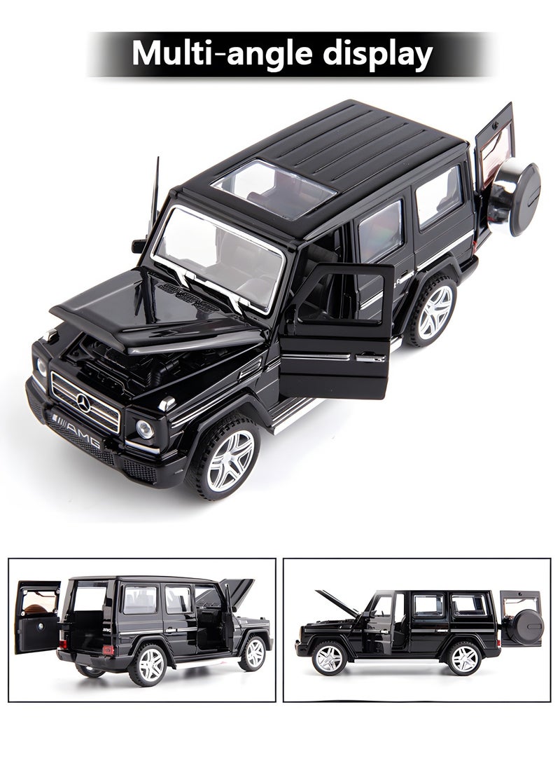 GROIC - 1/32  Mercedes-Benz G-Class Model Car, Zinc Alloy Pull Back Toy car with Sound and Light for Kids,Alloy Collectible Toy Vehicle,Collection Toy - Image 1