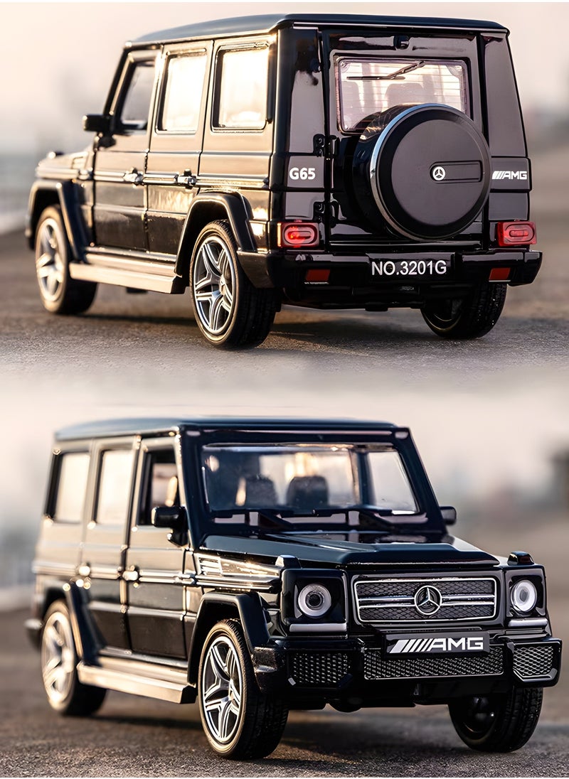 GROIC - 1/32  Mercedes-Benz G-Class Model Car, Zinc Alloy Pull Back Toy car with Sound and Light for Kids,Alloy Collectible Toy Vehicle,Collection Toy - Image 1