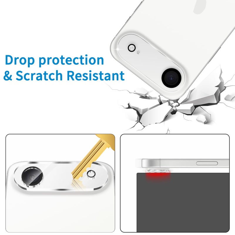 Dengduoduo 3 Pack Camera Lens Protector for iPhone Air, Tempered Glass Lens Cover, Ultra HD, 9H Hardness, Anti-Scratch, Case Friendly [No Affect on Night Shots] - Image 5